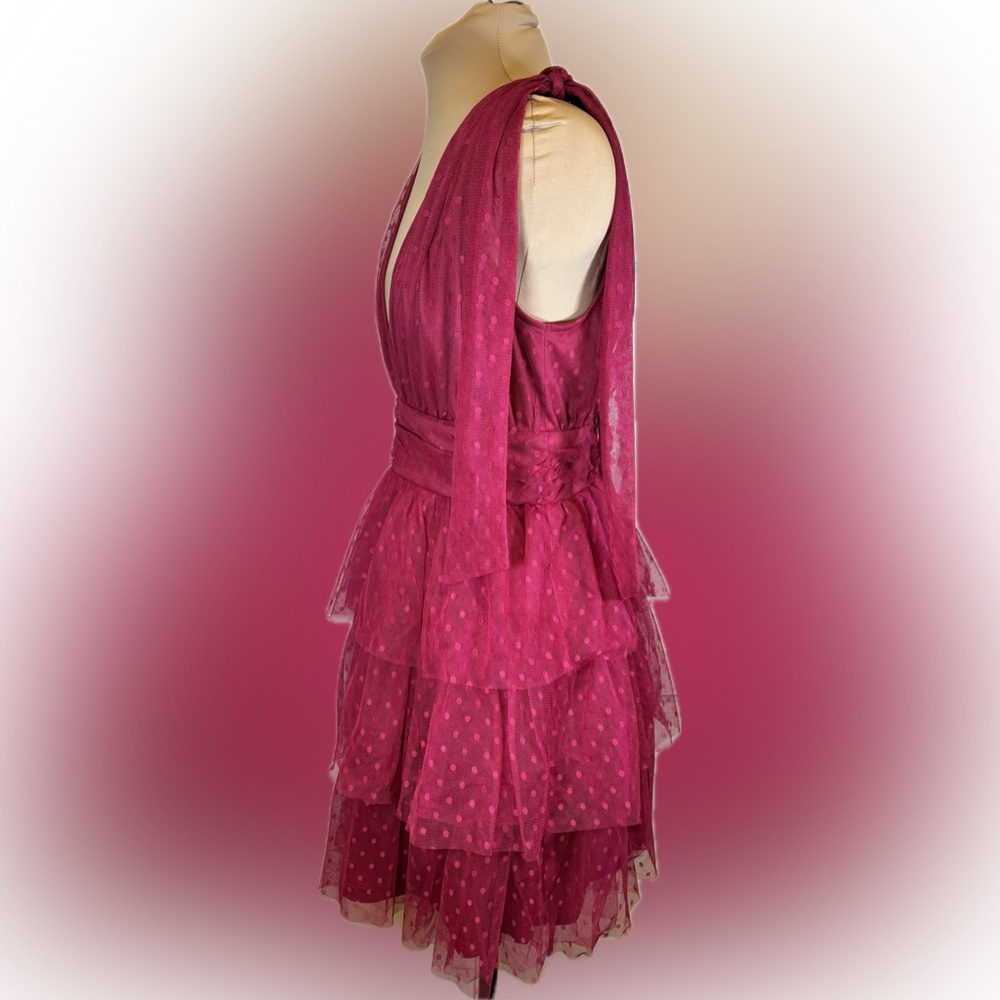 Flying Tomato Tulle Tiered Mini Dress - Picture 2 of 5